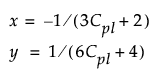 Equation shown here Equation shown here