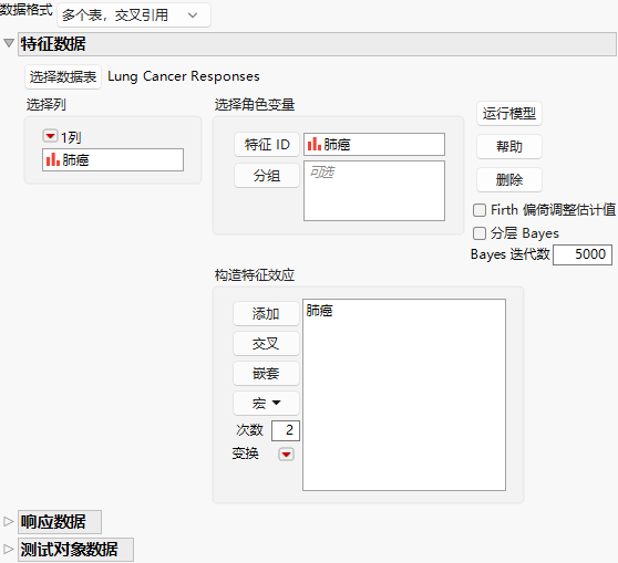 Completed Profile Data Panel