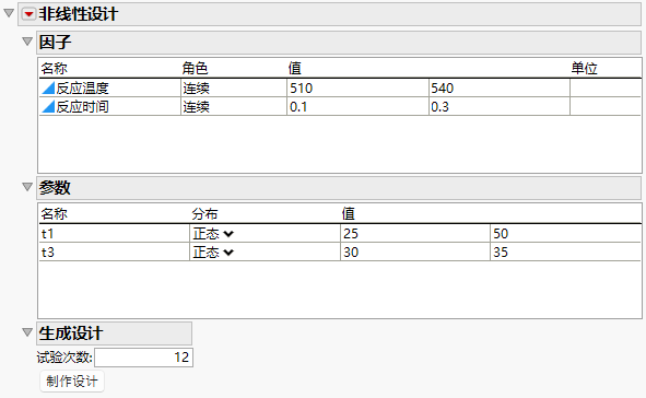 Completed Sections for Reaction Kinetics Experiment