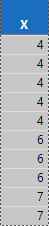 Replaced Values