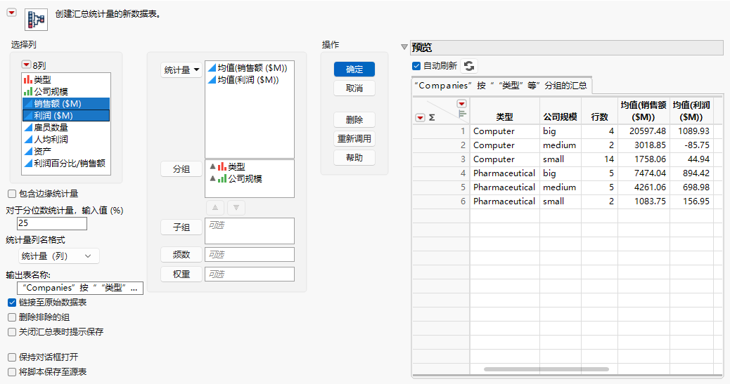 Completed Summary Window