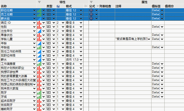 Sort the Formula Columns in the Columns Manager