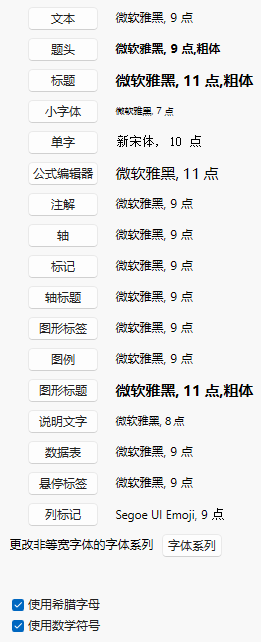 Fonts Preferences (Windows)